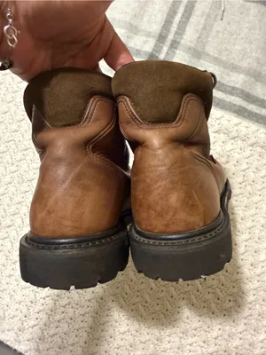 Red wing Women’s Brown Leather Ankle Boots Rugged Lace up Booties size 8 thumbnail 6