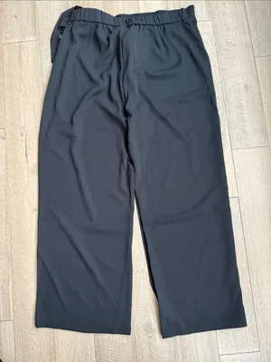 Halara High Waisted Tie Side Wide Leg Work Pants thumbnail 6