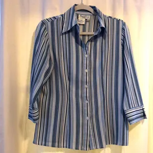 🎉4 for $20 Fred David Stretch Button Down, size small thumbnail 1