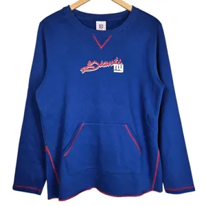 NFL For Her‎ New York Giants Blue Sweatshirt Womens Large DV73 SDHF Pocket thumbnail 1