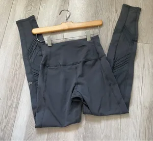 Alo Ultimate Leggings high waist womens Gray (xsmall) mesh workout athleisure thumbnail 3
