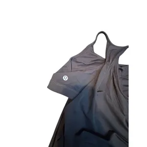 Lululemon No limit Womens Black Racerback Tank Top w built in bra sz 4/6 thumbnail 5