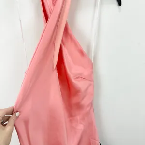 Lulus Satin Mini Halter Dress Pink Sleeveless Party Glam Backless Small NWT thumbnail 4