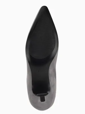 Nine West Gray Willa Kitten Heel Boots Suede Pointed-Toe Knee Boots Size 8 NEW thumbnail 13