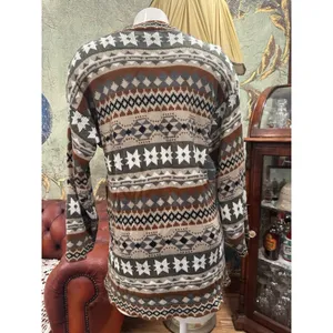 Vintage Cristina Southwestern Fair Isle Knit Oversized Cozy Sweater M/L thumbnail 5