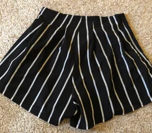 Black Striped Shorts thumbnail 1