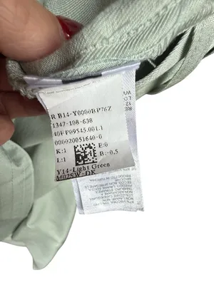 REISS Mylie Tapered Trousers Pants 10 Mint Green‎ High Rise Belted Sz 10 thumbnail 9
