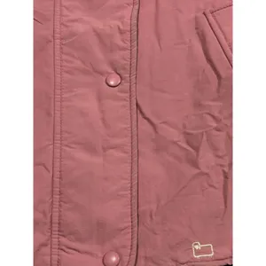 Vintage Woolrich Jacket Womens Size L Pink Quilted‎ Puffer Coat Zip Snap -200 thumbnail 7
