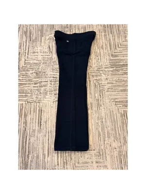 NEW Polo Jeans Co. women's small navy fleece lined wide-leg sweatpants MSRP $75 thumbnail 6