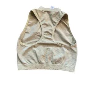 Gymshark Adapt Animal Seamless 1/2 Zip Crop Top Yellow Sage Medium thumbnail 4