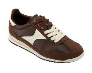NWT Universal Thread Womens Skyler Jogger Sneakers Double Laces Brown / White 7 thumbnail 1