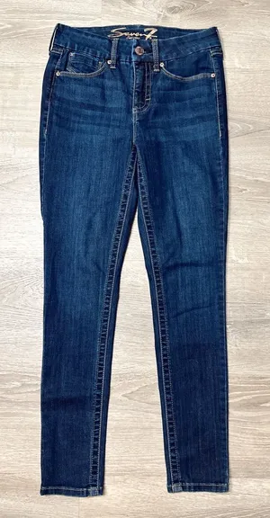 •Seven7• Tummyless High Rise Skinny Jeans thumbnail 1