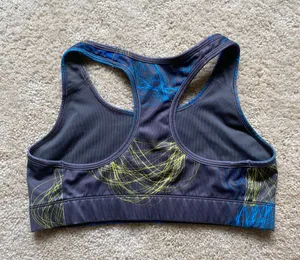 Nike Grey  Pro Sports Bra Medium thumbnail 2