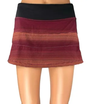 Lululemon Pace Rival Skirt II Multicolor Tennis Golf Athletic Skirt Skort Size 4 thumbnail 1