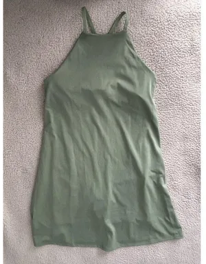 Madewell Flex Fitness Dress w/Built in Shorts Tennis Pickle Ball Green Size S thumbnail 7