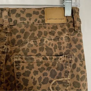 American Eagle next level stretch super hi-rise leopard jegging 4S thumbnail 10