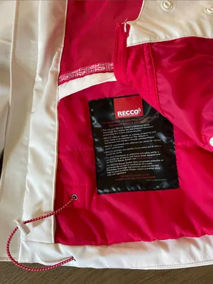 The North Face HyVent RECCO Jacket Women’s Size Medium White/Pink Full Zip thumbnail 13