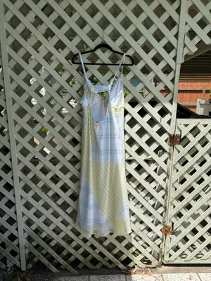 American eagle gingham maxi dress thumbnail 6