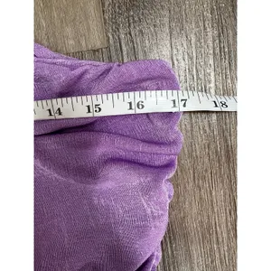 Asymmetrical Lavender One Shoulder Cocktail Mini Dress Size XL thumbnail 6