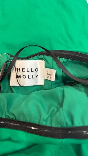 Hello Molly Dress Mini Green Emerald thumbnail 2