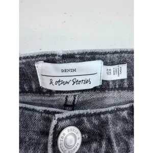 Denim & Other Stories Light Black Wash Straight Leg Jeans US 28 High Rise‎ Denim thumbnail 2