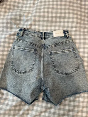 Express Denim Shorts High-Rise thumbnail 2