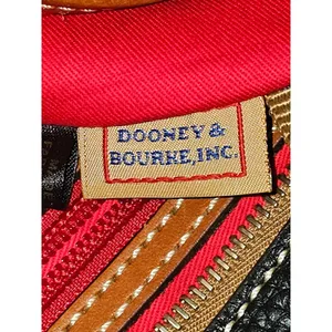 Dooney & Bourke Black Pebbled‎ Leather Lexington Shopper Tote Handbag Purse thumbnail 9