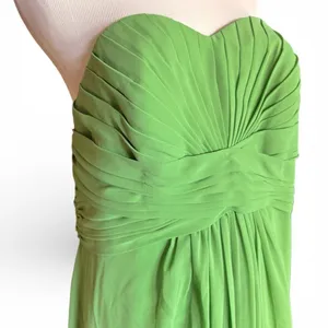 Womens Davids Bridal Style F15555 Petal Blush Chiffon Strapless Formal Dress 16 thumbnail 2