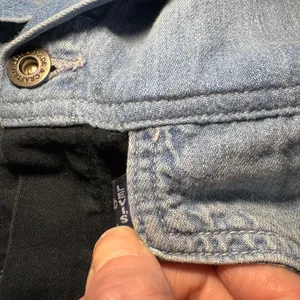 Levis Oversized Cowgirl Mix Up Two Tone Denim Chore Jacket Womens‎ S western thumbnail 5