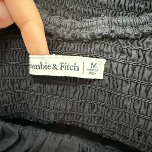 Abercrombie & Fitch Black Ruffle Blouse thumbnail 3