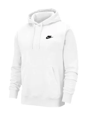 White Nike Hoodie Men’s thumbnail 1