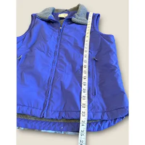 LL Bean‎ Vest Adult Medium Purple Gray Outdoors Full Zip Sleeveless Casual thumbnail 6