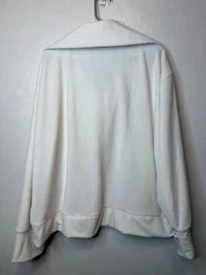 Halston Half Zip High Collar Ribbed Pullover Gold Hardware Size XXL Preppy Luxe thumbnail 8