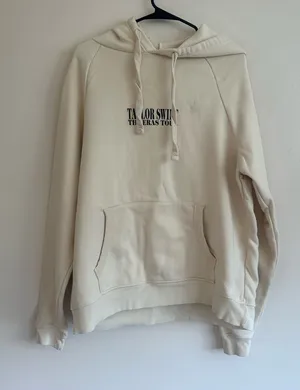 Taylor Swift Eras Tour Official Beige Hoodie Size S thumbnail 1