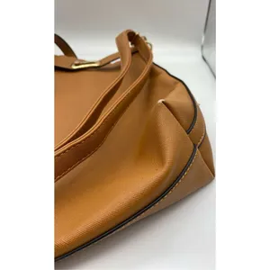 Unbranded camel brown faux leather classic tote thumbnail 6