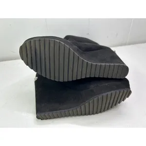 Juicy Couture Fold-Over Wedge Kasia Boots Ingot Micah Zamino Jenner 7.5 Black thumbnail 6