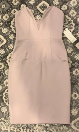 Tobi On The Plunge Mauve Purple Bodycon Dress thumbnail 5