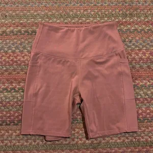 Legend Active Dusty Rose Pink Bike Shorts With Pockets thumbnail 1