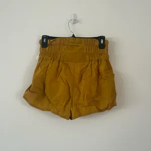 Free People Movement By The Way Home Dark Yellow Workout Athletic Shorts Size S thumbnail 3