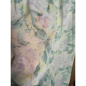 NWT Lulus Effortlessly Abloom Green Multi Floral Ruched Halter Maxi Dress Size L thumbnail 7