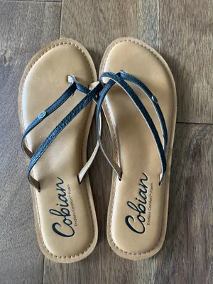 flip flops Tan Size 7 thumbnail 1