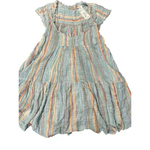 Free People One Maia Wrap Dress Women's Size Small Gauzy‎ Striped Flowy #K13-1 thumbnail 11