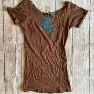 Texas Couture Small Tshirt Top Brown thumbnail 7