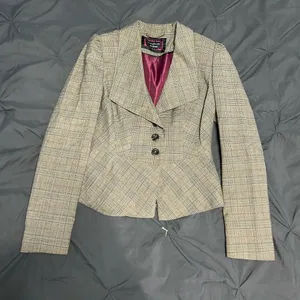 Atmosphere Beautiful plaid blazer/ suit jacket thumbnail 2