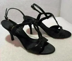The Touch Of Nina Galinda 1 Black Luster Satin Women’s Heels Size 8.5 thumbnail 8