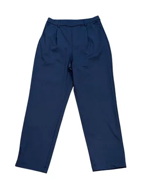 Halara Flex High Waisted Back Side Pocket Slight Flare Work Pants Small Navy NWT thumbnail 1