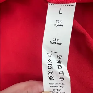 NWT Halara‎ Deep V Neck Racerback 2-in-1 Pocket Flare Mini Casual Dress RED thumbnail 6