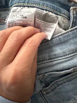 Levi's Light Blue Distressed Skinny Jeans Size 24 thumbnail 5