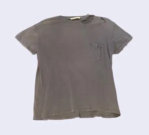 Free People blue/grey distressed t shirt thumbnail 1