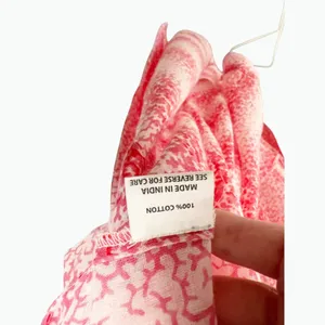 Tuckernuck Speckled Pink Coral Easy Hooded Beach Cover-Up Maxi Dress Size L thumbnail 9